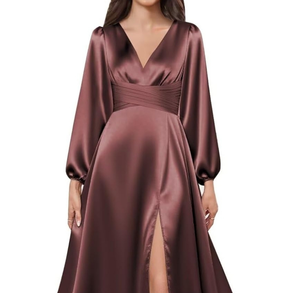 NWT  Satin Evening Gown